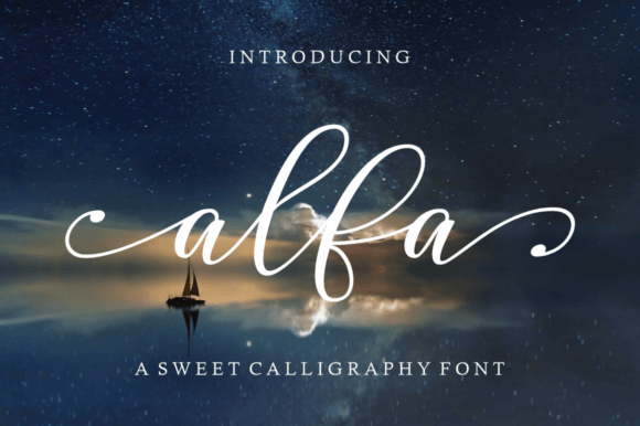 Alfa Scrip: A Modern Calligraphy Font for Creative Projects