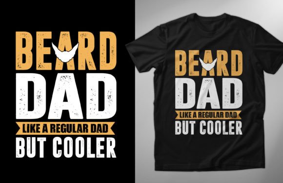 Beard Dad Like a Regular Dad T-Shirt: A Simple, Stylish Choice for Everyday Wear