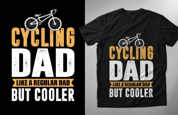 Cycling Dad Like a Regular Dad T-shirt: A Practical and Versatile Design for Modern Creatives