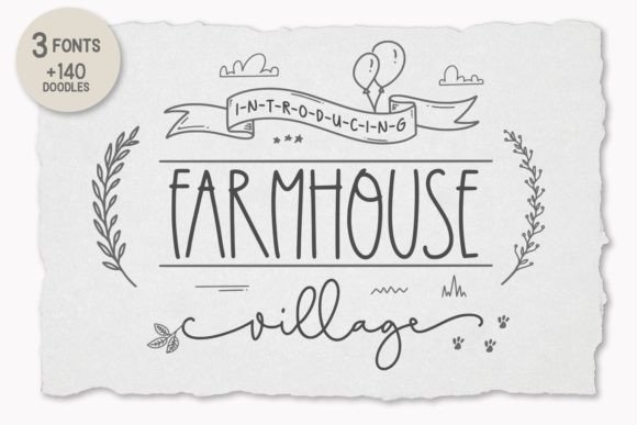 Farmhouse Village: A Font That Bridges Playfulness and Professionalism