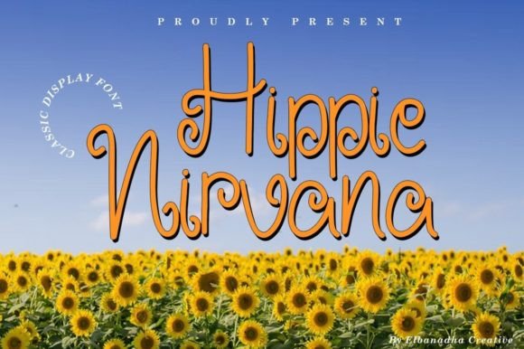 Hippie Nirvana Font: A Timeless Handwritten Style