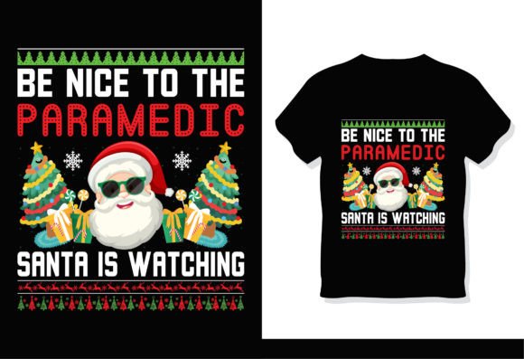 Paramedic Santa Christmas T-Shirt: A Unique Blend of Holiday Spirit and Heroic Tribute