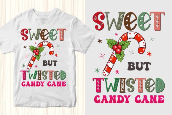 Sweet but Twisted Candy Cane Design