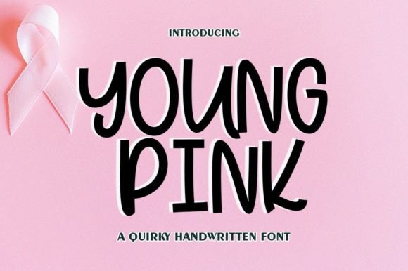 Youthful Elegance in Typography: The Young Pink Font